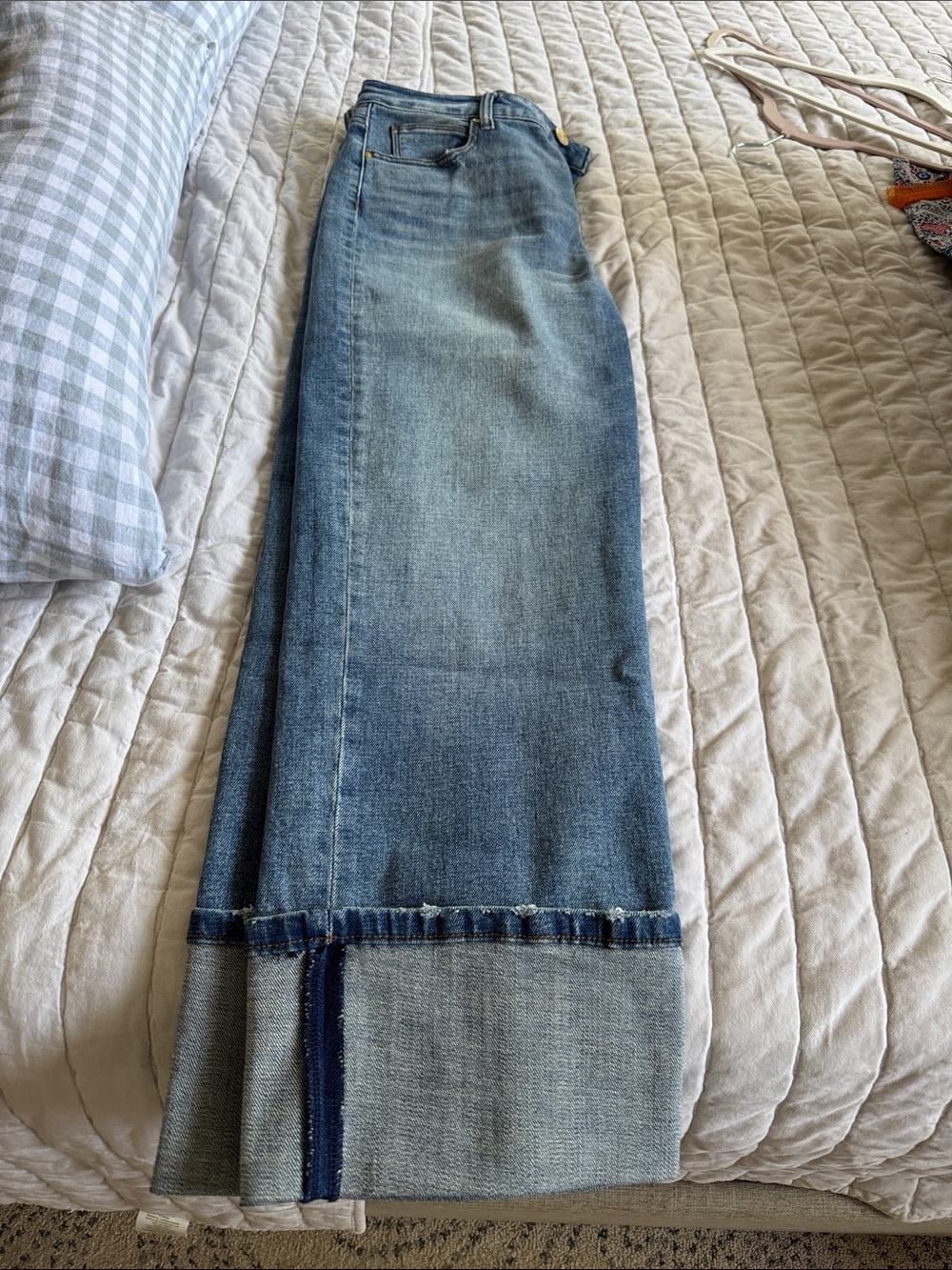 Kut from the Kloth Light Blue Straight Jeans - Picture 2 of 4